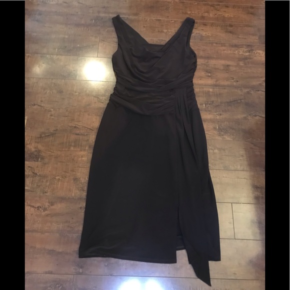 Frank Lyman Chocolate Brown Stretchy Dress - Picture 8 of 12